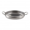 Olympia Tafelpresentatie Vintage Schaal met Dubbele Handgreep 180mm RVS Zilver