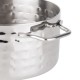 Olympia Mini Serveerpan Gehamerd RVS 675ml – Presentatieschaal Zilver