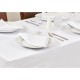 Mitre Essentials Occasions Tafelkleed Wit 135x230cm - Polyester