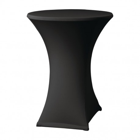 Samba Stretch Statafelhoes Zwart D2 – Attends Tafelrok voor Statafels