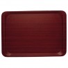 Cambro Capri gelamineerd dienblad mahonie 43x33cm