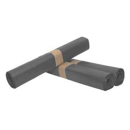 Afvalzak grijs 50x55 HDPE 15 mu (20 rol à 50 stuks in doos)