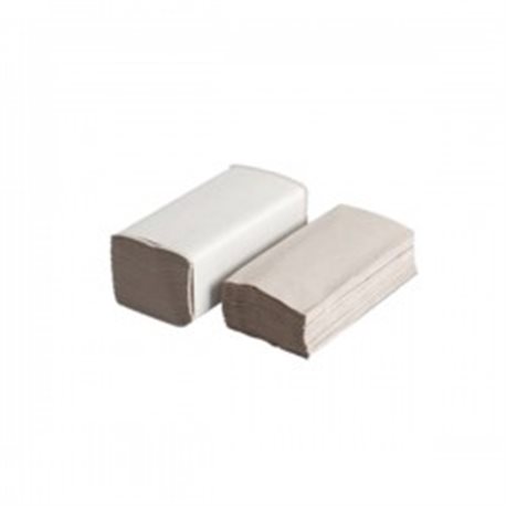 Handdoekjes V-vouw, grijs 1 laags 25 x 23 cm, (20 x 250 vel)