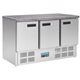Polar G-serie koelwerkbank met marmeren werkblad 368L