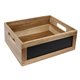 Olympia display krat met krijtbord 1/2 GN